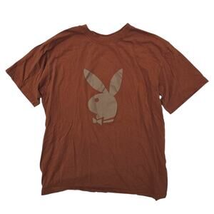 Playboy by Pacsun | Rust, Monochromatic, Playboy Bunny T-Shirt | Size Medium